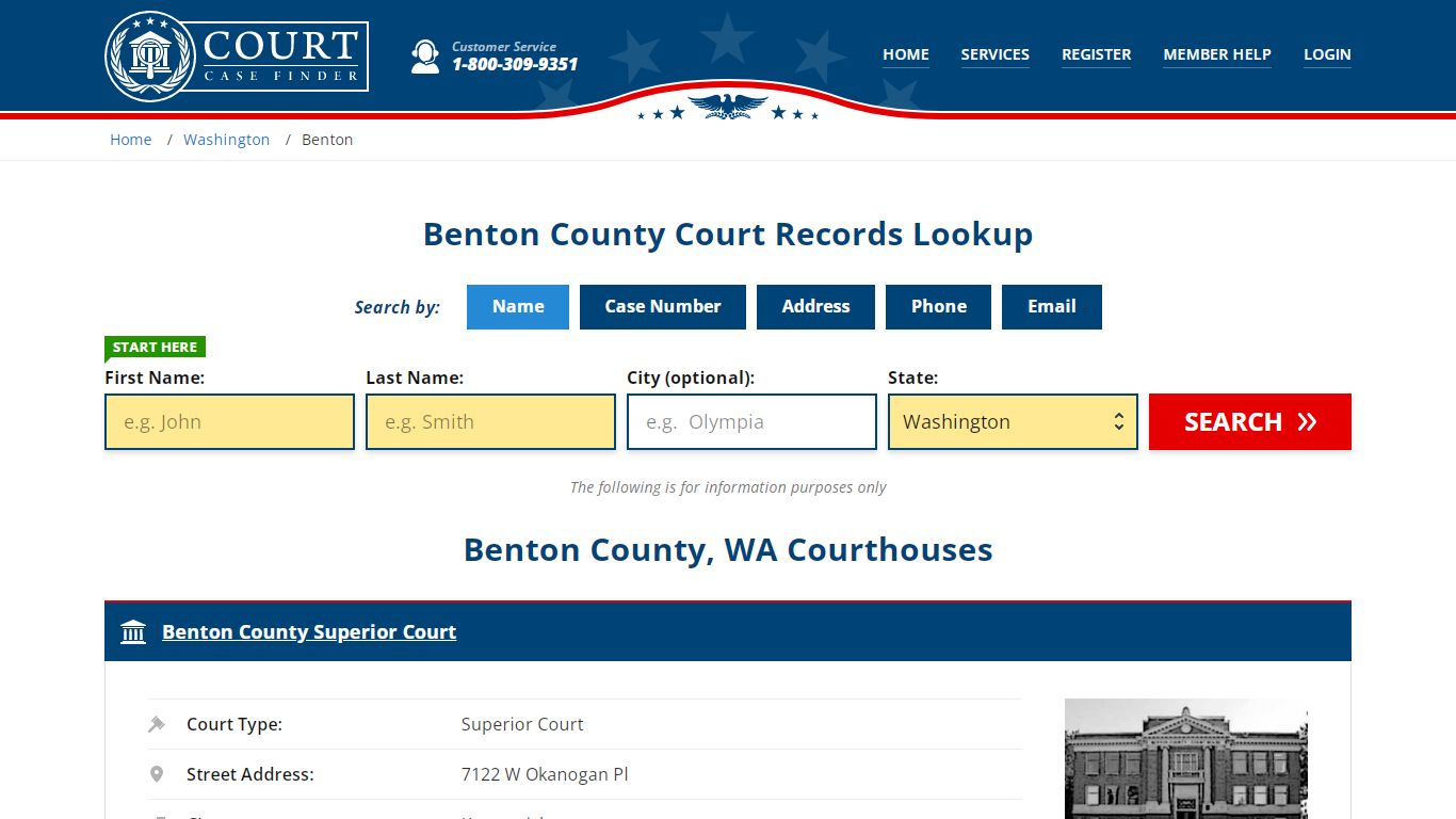 Benton County Court Records | WA Case Lookup